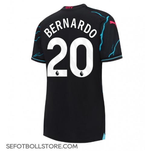 Manchester City Bernardo Silva #20 Replika Tredje Tröja Dam 2023-24 Kortärmad